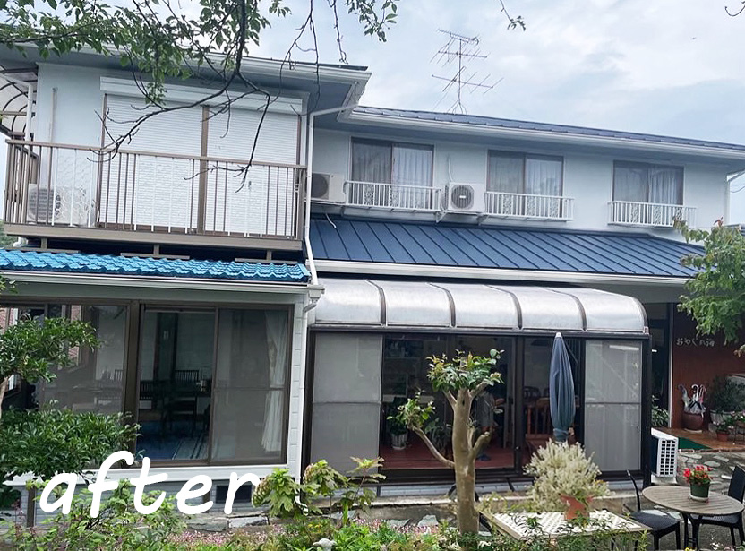 頭島ペンションオヤジの海様 塗装工事